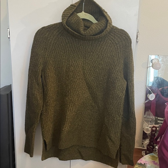 Madewell Olive Cowl Neck Sweater - Picture 1 of 1
